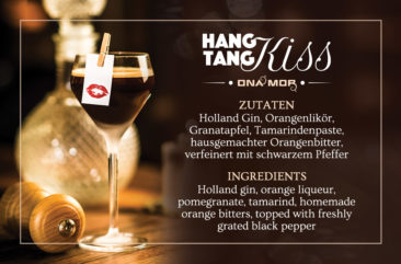 "Hang Tang Kiss" Postcard